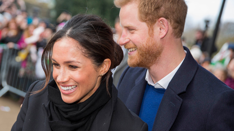 Prince Harry, Meghan Markle laughing