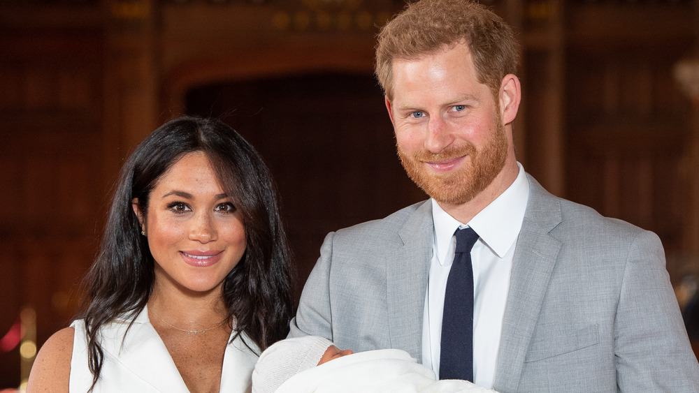 Meghan Markle and Prince Harry smiling