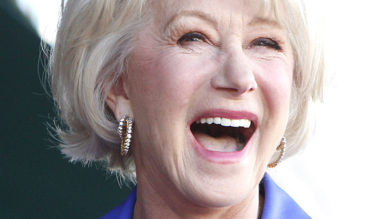 Helen Mirren laughing