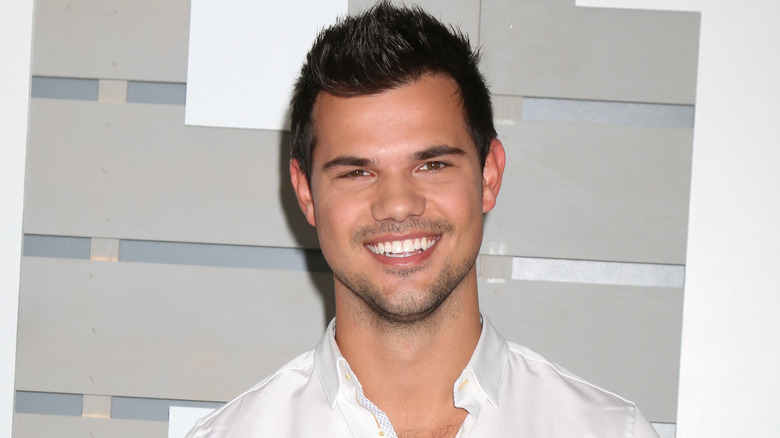 Taylor Lautner smiling