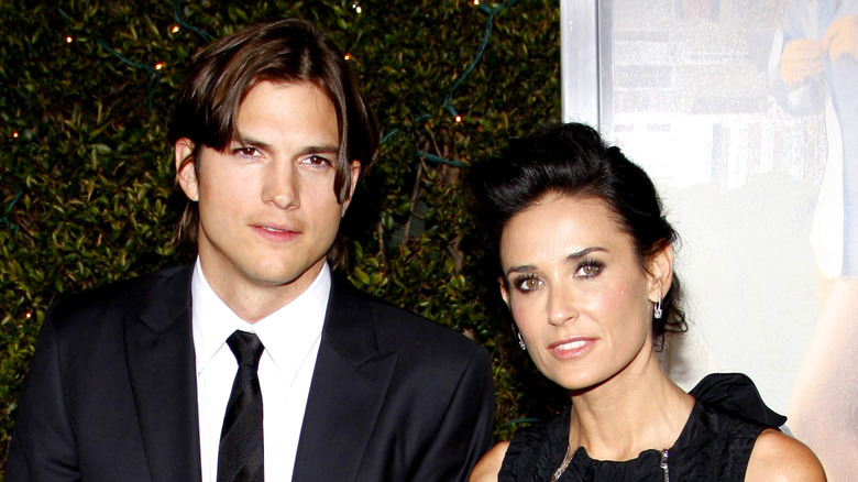 Ashton Kutcher and Demi Moore