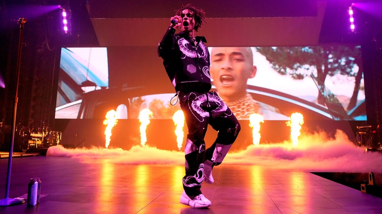 Jaden Smith on stage