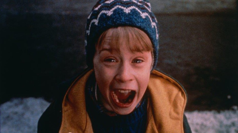 Kevin McCallister screaming in New York City in Home Alone 2: Lost in New York