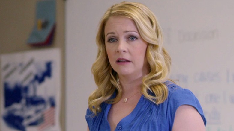 Melissa Joan Hart looking dismayed 