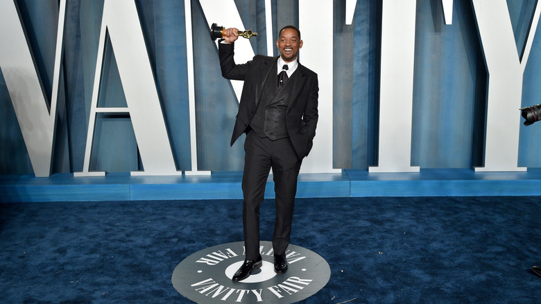 Will Smith attending the 2022 Vanity Fair Oscar Party