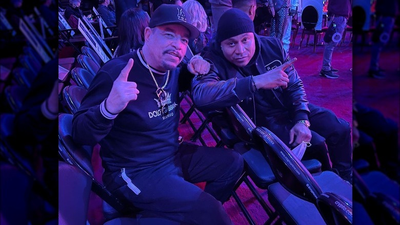 Ice-T LL Cool J posing