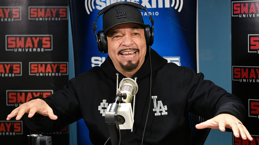 Ice-T during a radio interview