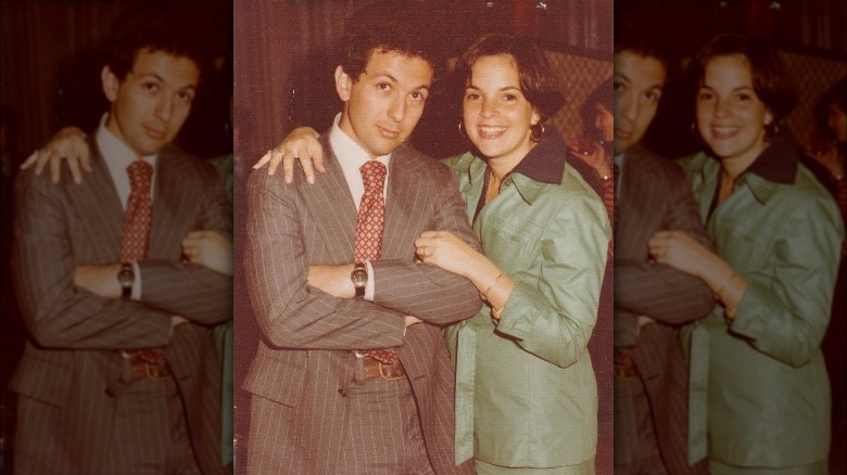 Ina and Jeffrey Garten posing in their youth