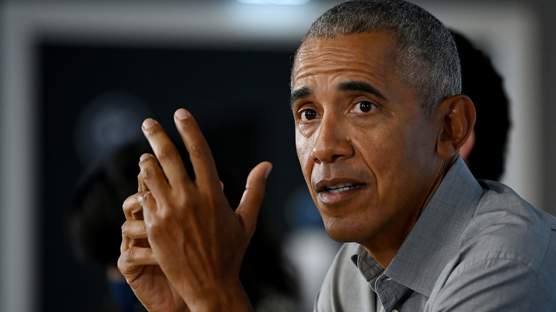 Barack Obama speaking at UN conference 