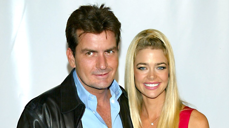 Charlie Sheen and Denise Richards