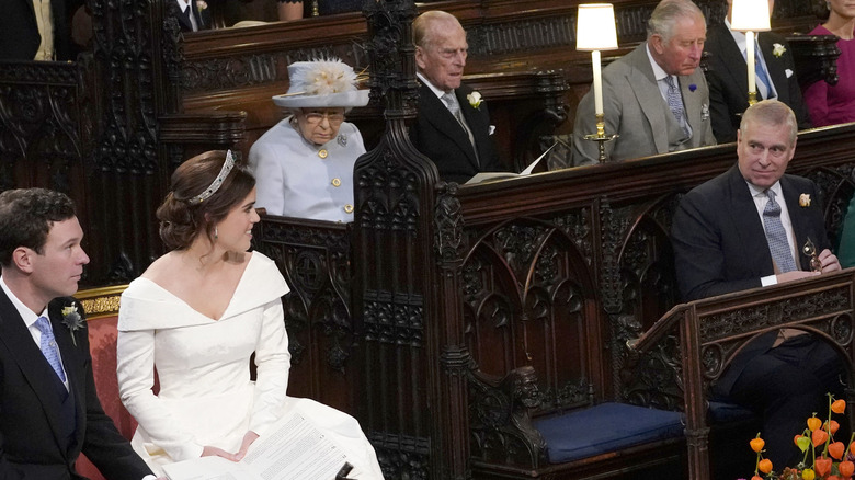The empty seat at Princess Eugenie's wedding