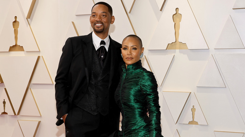 Will Smith and Jada Pinkett Smith smiling