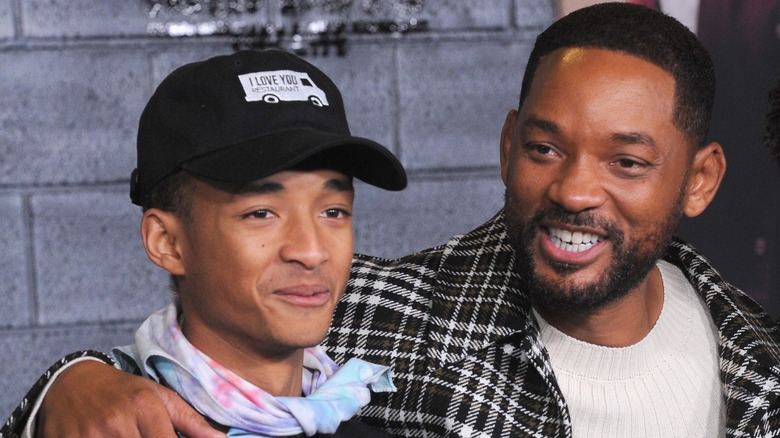 Jaden and Will Smith laughing