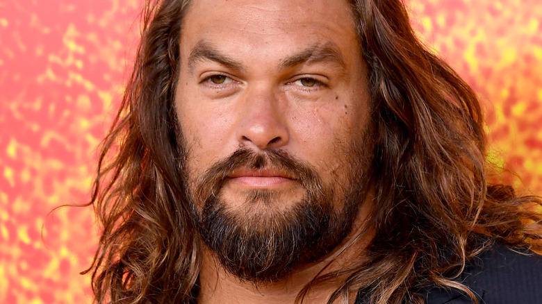 Jason Momoa on the red carpet 