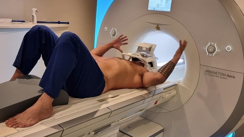 Jason Momoa getting MRI