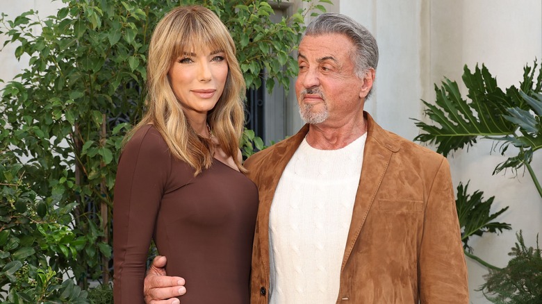 Jennifer Flavin with Sylvester Stallone