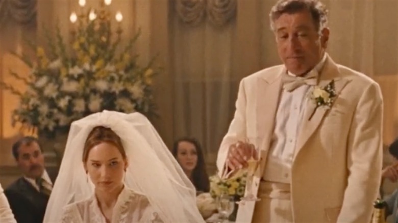 Jennifer Lawrence and Robert De Niro at wedding