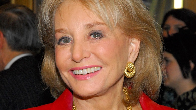 Barbara Walters at Broadway premiere