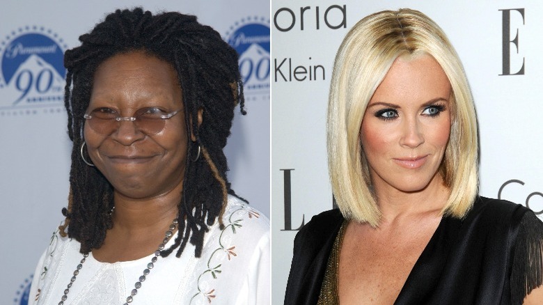 Whoopi Goldberg and Jenny McCarthy side by side