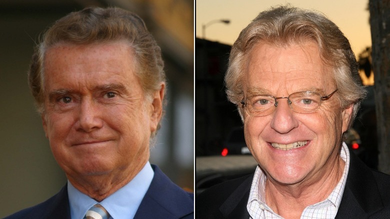 Regis Philbin and Jerry Springer side by side