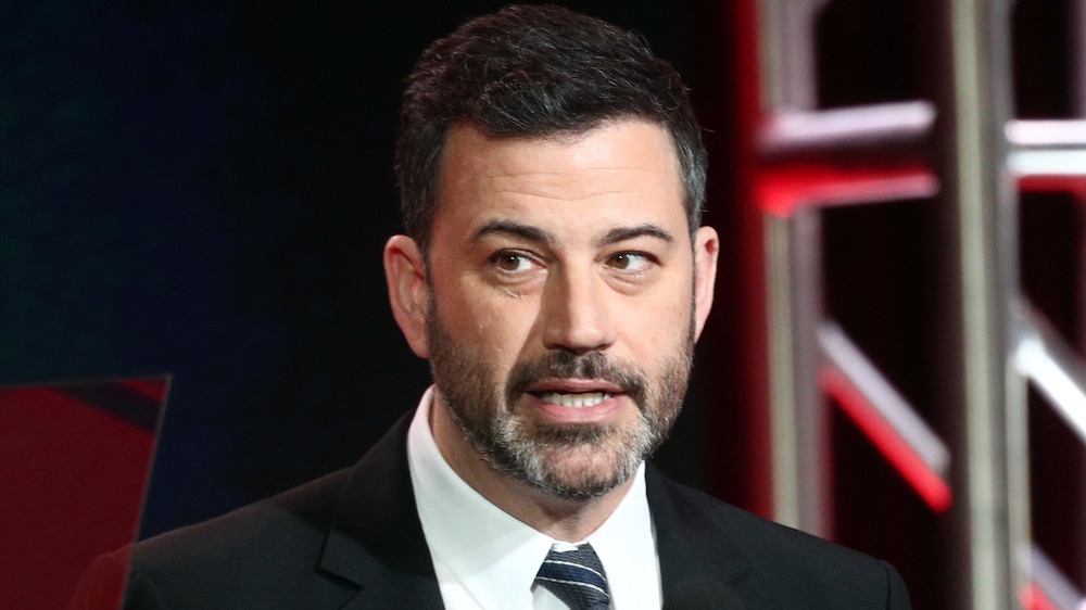 Jimmy Kimmel looking to the side