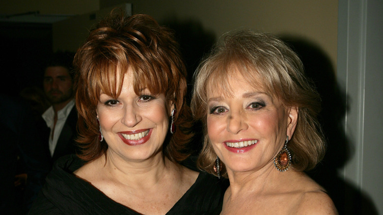 Joy Behar and Barbara Walters