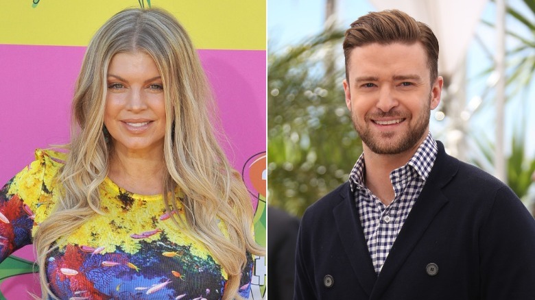 Fergie and Justin Timberlake side by side