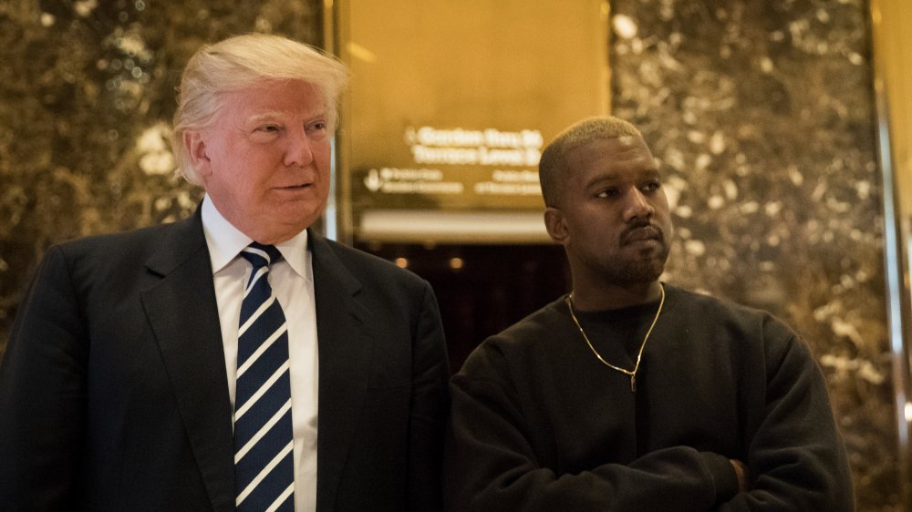 Donald Trump and kanye West