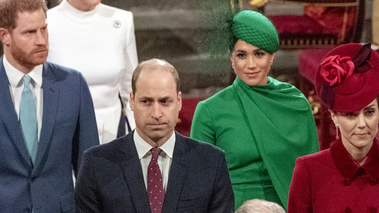 Harry, William, Meghan, and Kate