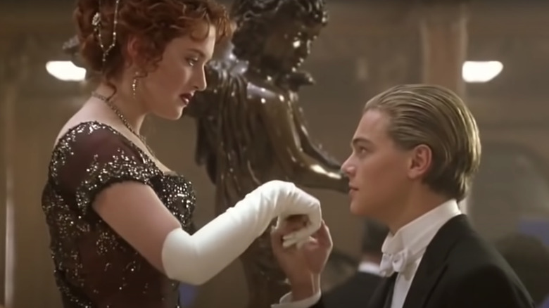 Kate Winslet and Leonardo DiCaprio in Titanic