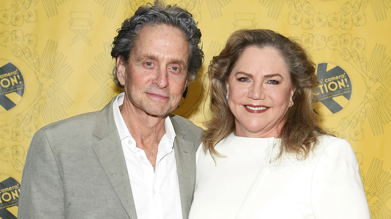 Michael Douglas Kathleen Turner red carpet