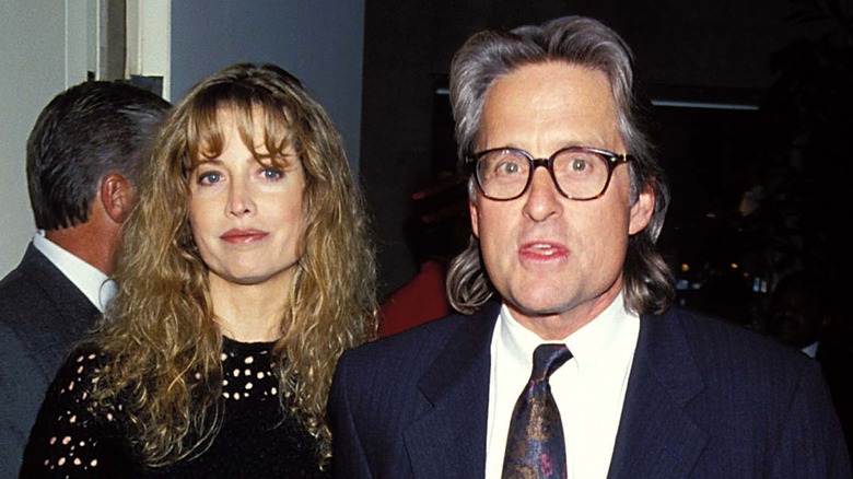 Diandra Luker with Michael Douglas