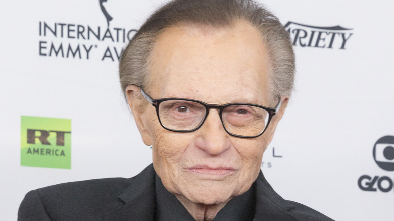 Larry King frowning 