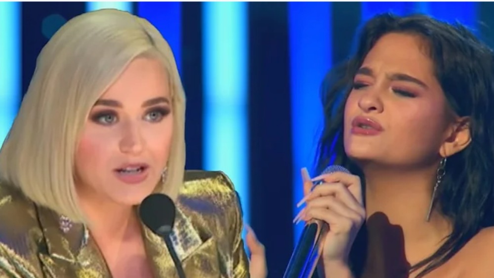 Katy Perry and Claudia Conway on American Idol