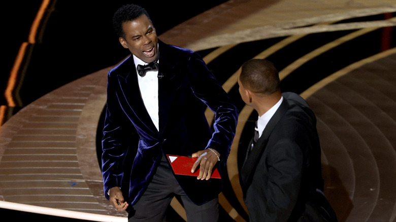 Will Smith and Chris Rock on stag 