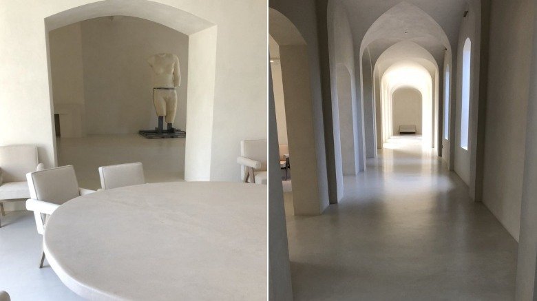 Kanye West and Kim Kardashian's mansion interior