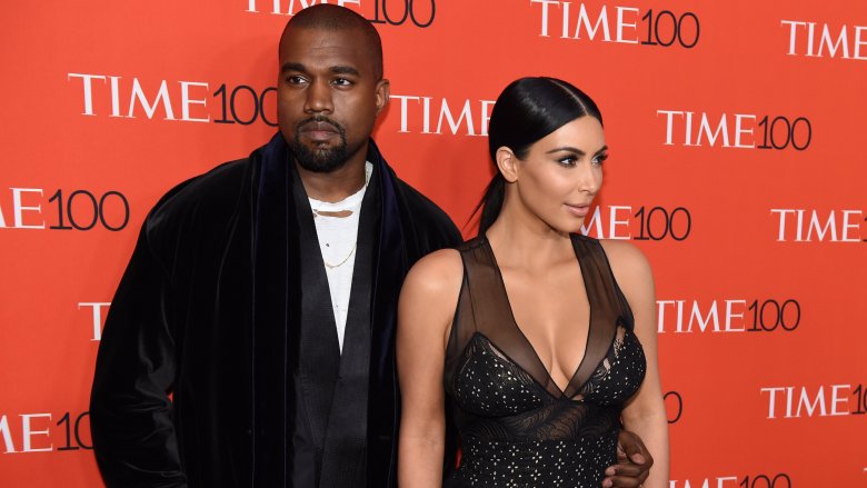 Kanye West and Kim Kardashian at the Time 100 Gala