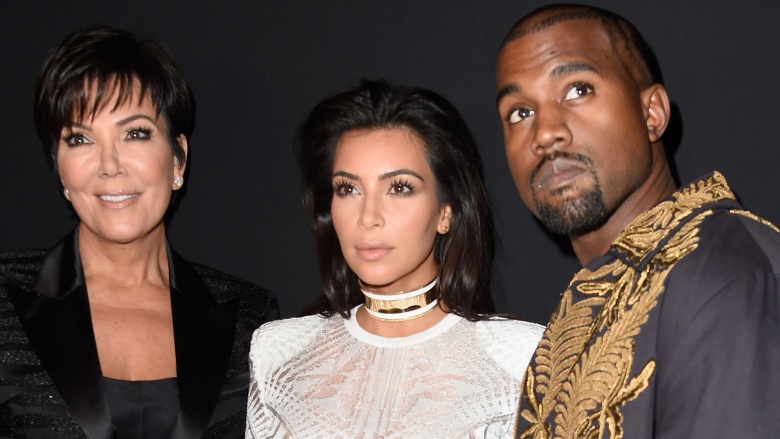 Kris Jenner, Kim Kardashian, Kanye West