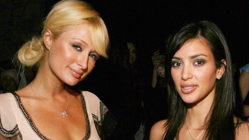 Paris Hilton and Kim Kardashian when they were younger