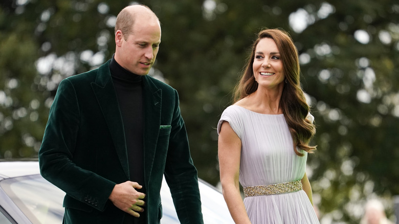 Prince William and Kate Middleton walking