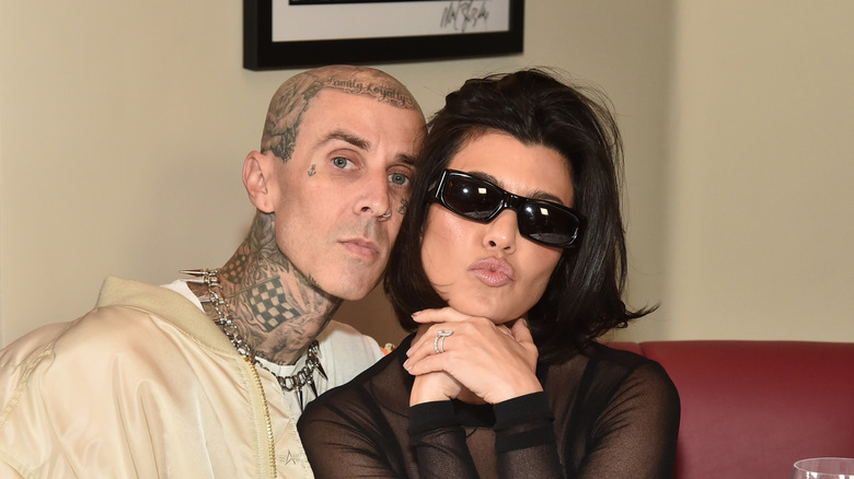 Travis Barker and Kourtney Kardashian