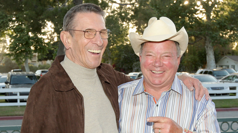 Leonard Nimoy and William Shatner in 2009