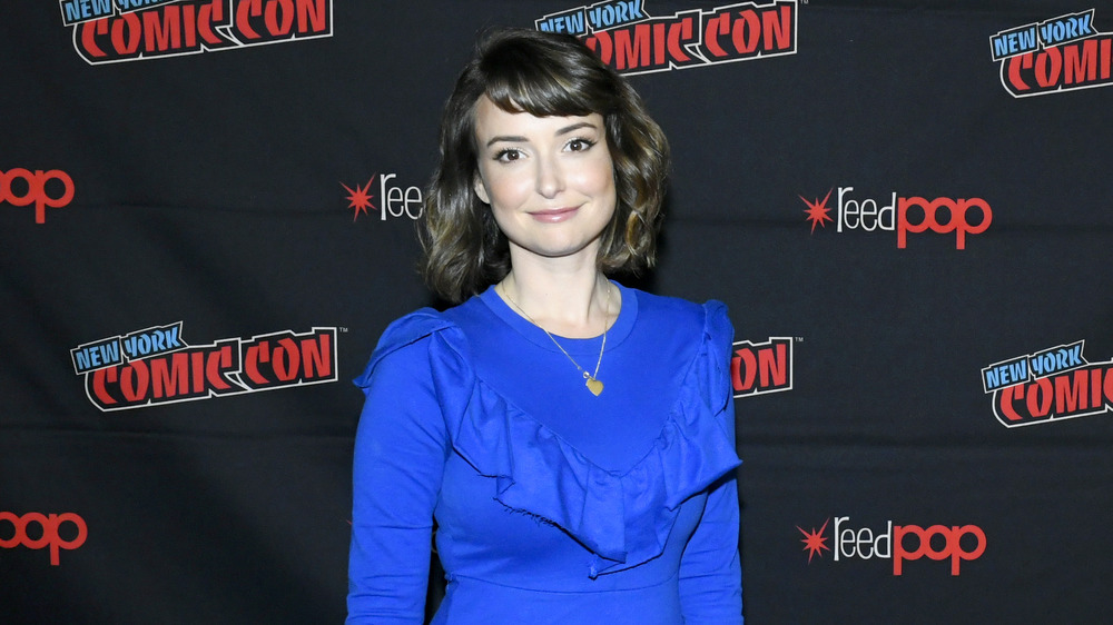 Milana Vayntrub at New York Comic-Con