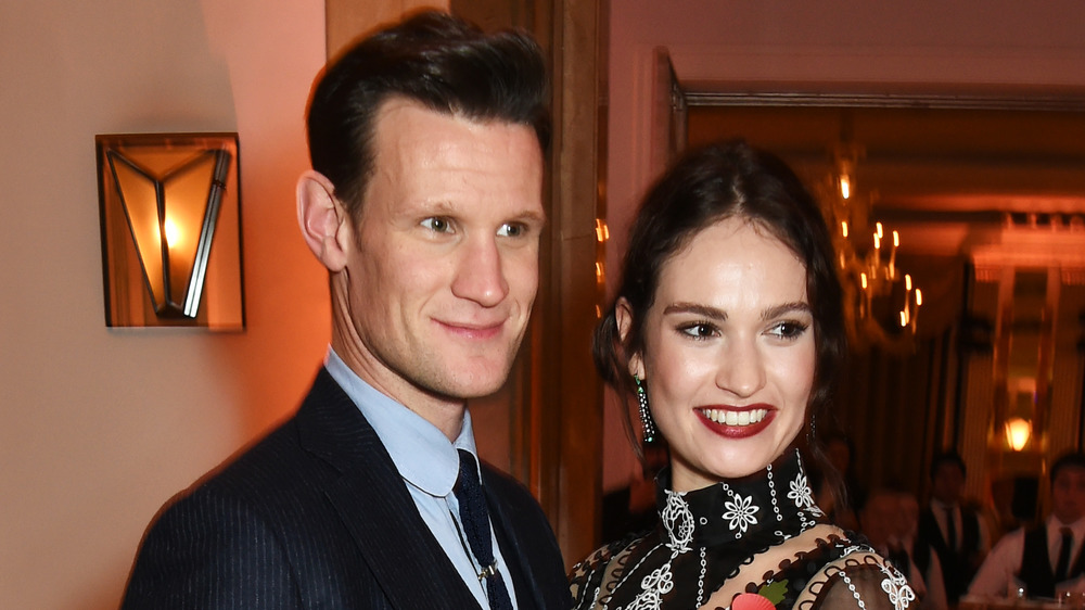 Lily James and Matt Smith