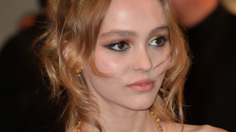 Lily-Rose Depp on the red carpet