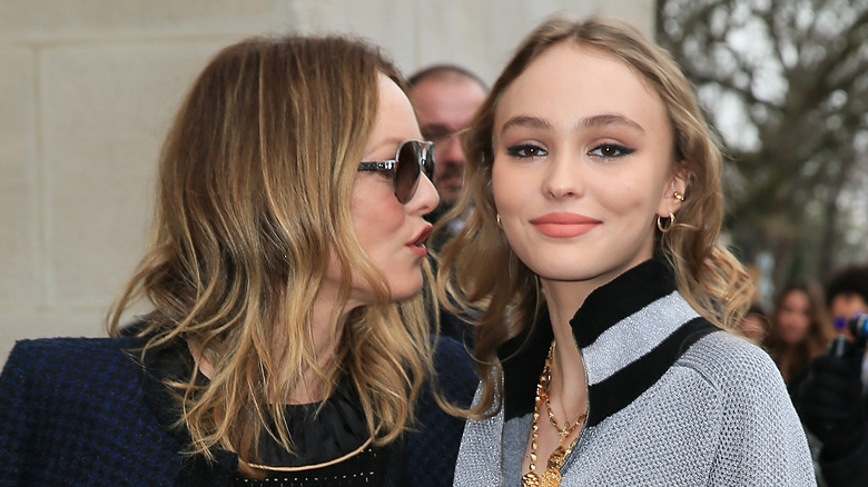 Vanessa Paradis with Lily-Rose Depp