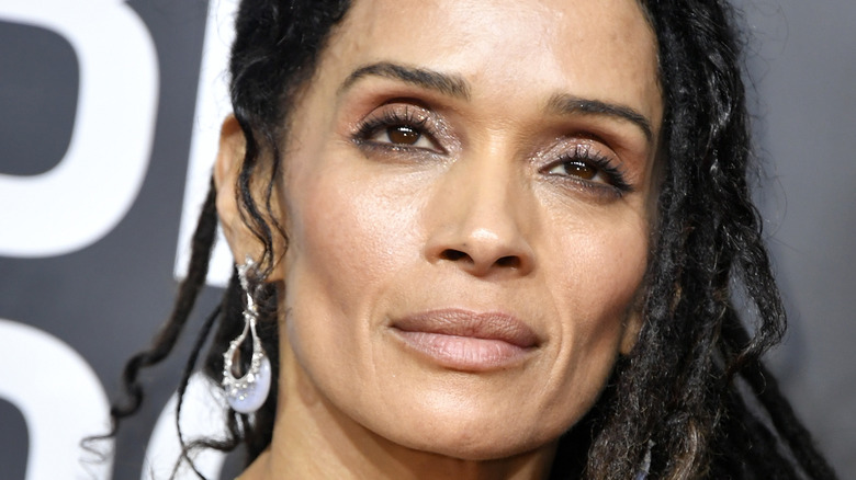 Lisa Bonet with serious expression