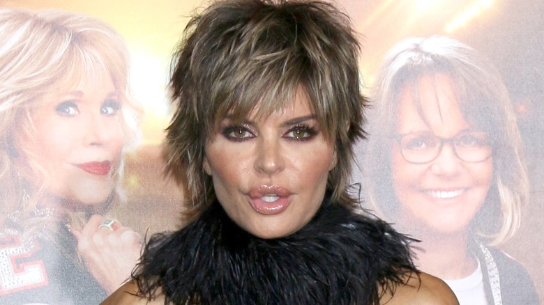 Lisa Rinna pursed lips