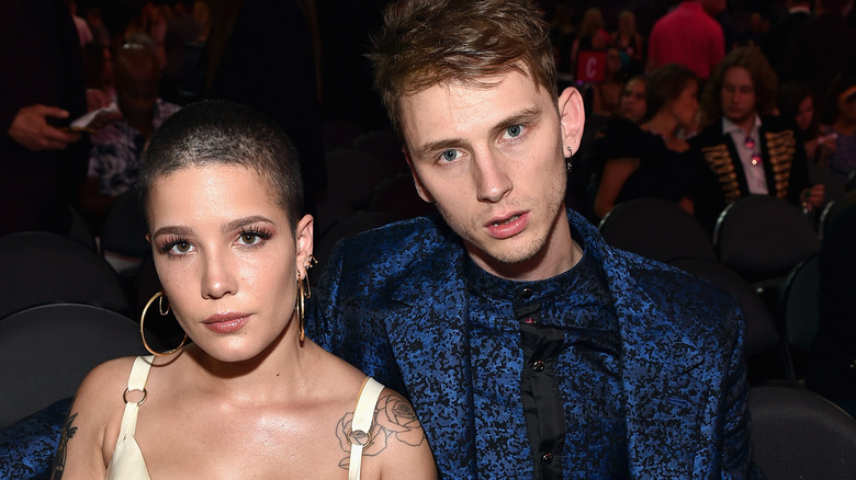 Machine Gun Kelly and Halsey in 2017