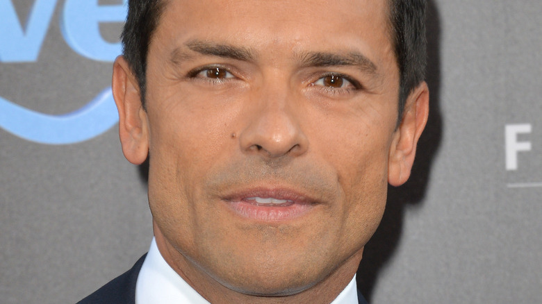 Mark Consuelos slightly smiling